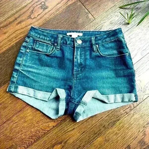 Forever 21 Women’s Blue Summer Casual Jean Denim Summer Fade Wash  Shorts 24